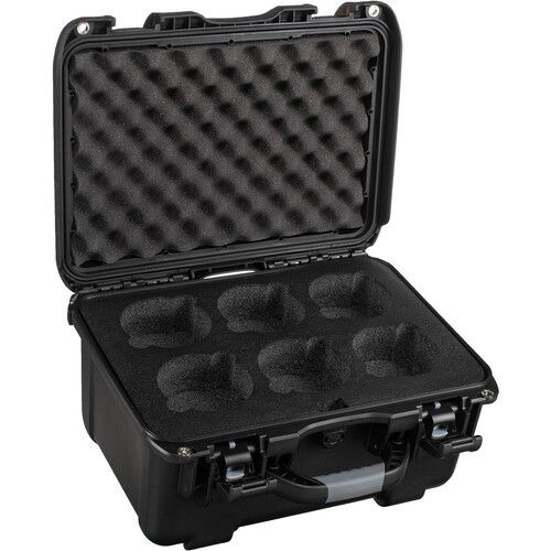  Nanuk 918 Hard Case with Foam Insert for Six Lenses (Black, Special 50th Anniversary Edition, 21L)