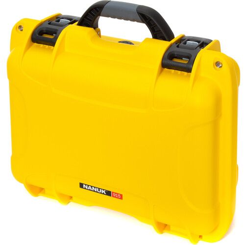  Nanuk 915 Hard Case with Pro Photo Kit (Yellow, 13L)