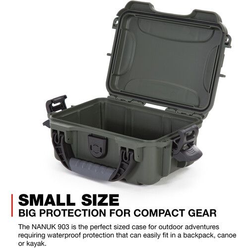  Nanuk 903 Hard Case without Foam (Olive)