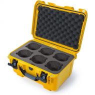 Nanuk 918 Hard Case with Foam Insert for Six Lenses (Yellow, 21L)