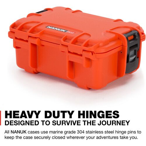  Nanuk 903 Hard Case without Foam (Orange)