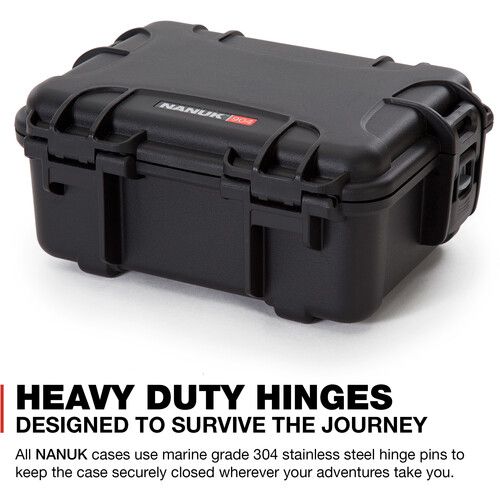  Nanuk 904 Waterproof Hard Case for Sennheiser AVX (Black)