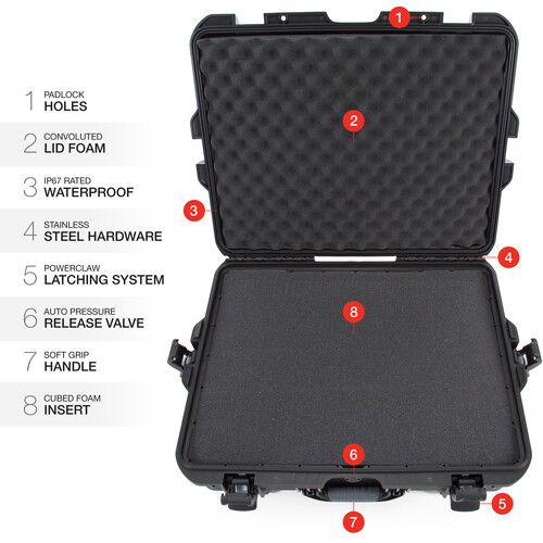  Nanuk 945 Hard Case with Foam (Black)