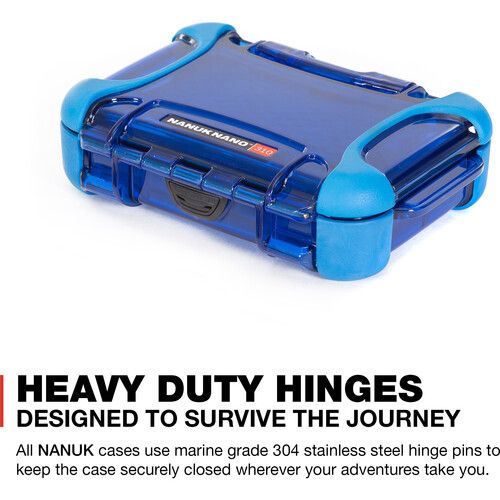  Nanuk Nano 310 Hard Case (Blue, 0.3L)