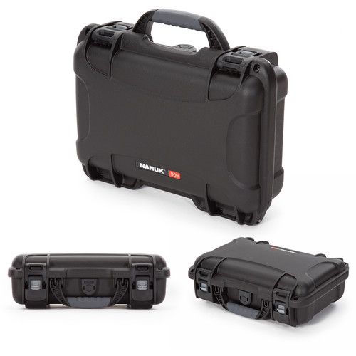  Nanuk 909 Hard Case with Foam (Black, 4.8L)