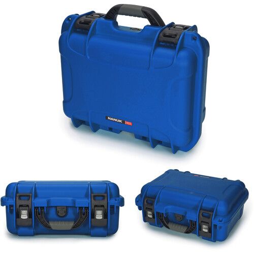  Nanuk 915 Hard Case with Padded Divider Insert (Blue)