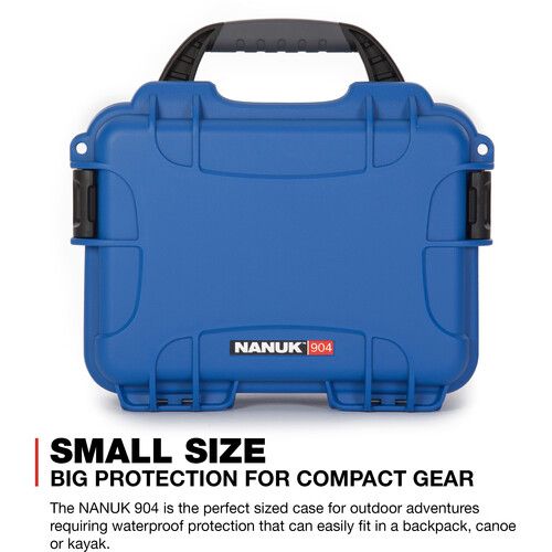  Nanuk 904 Case with Foam (Blue)