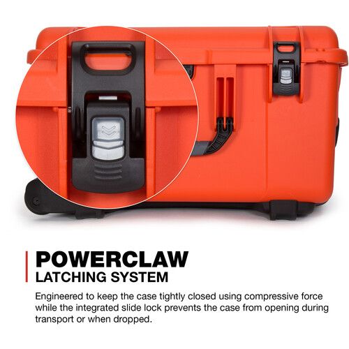  Nanuk 960 Wheeled Hard Camera Case Pro Photo Kit (Orange, 79L)