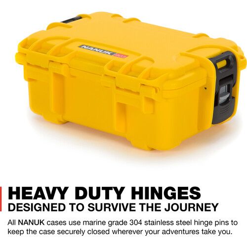  Nanuk 903 Hard Case without Foam (Yellow)