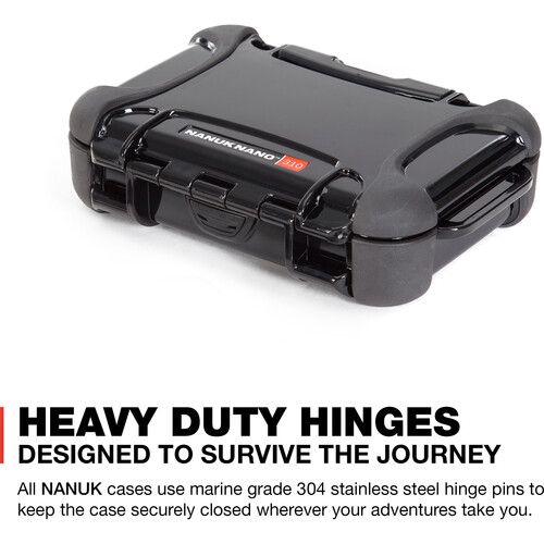  Nanuk Nano 310 Hard Case (Black, 0.3L)