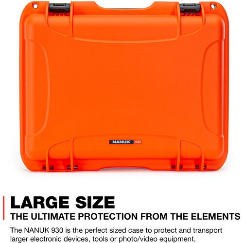  Nanuk 930 Hard Case with Foam (Orange)