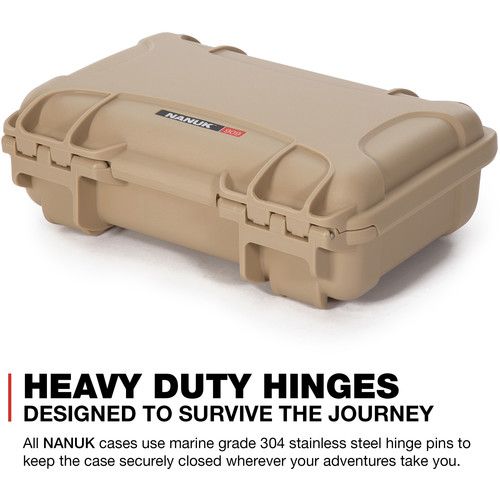  Nanuk 909 Hard Case with Foam (Tan, 4.8L)