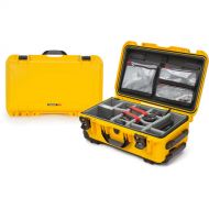 Nanuk 935 Wheeled Waterproof Hard Case Pro Photo/Video Kit with Padded Dividers & Lid Organizer (Yellow, 28.5L)