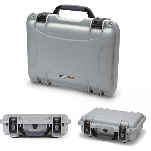  Nanuk 923 Hard Case with Foam (Silver, 16.7L)