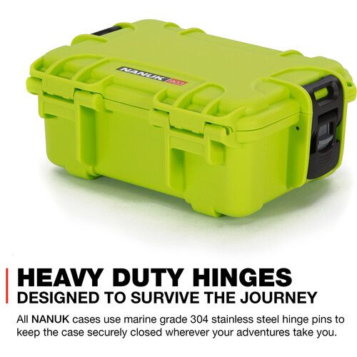  Nanuk 903 Hard Case without Foam (Lime)