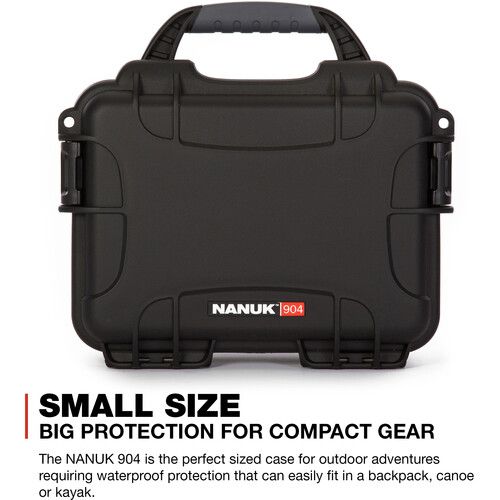  Nanuk 904 Case with Foam (Black)