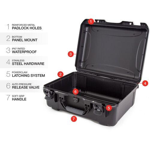  Nanuk 940 Hard Case (Black, 36.7L)