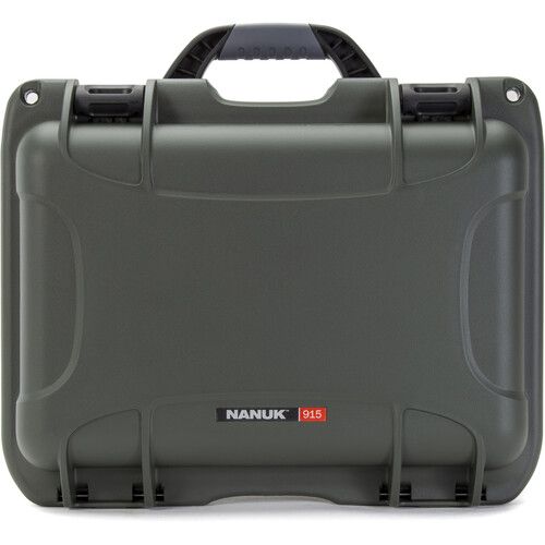  Nanuk 915 Hard Case with Pro Photo Kit (Olive, 13L)