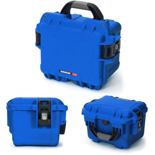  Nanuk 908 Hard Case with Foam Insert (Blue, 8.8L)