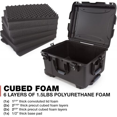  [아마존 핫딜]  [아마존핫딜]Nanuk 960 Waterproof Hard Case with Wheels and Foam Insert - Black