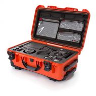 Nanuk 935 Waterproof Carry-on Hard Case with Lid Organizer and Foam Insert for Canon, Nikon - 2 DSLR Body and Lens/Lenses - Orange