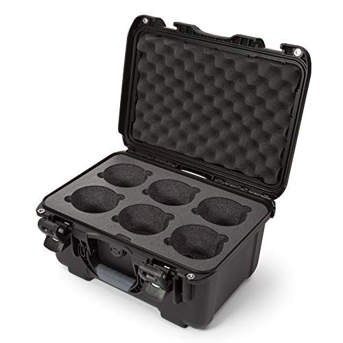  Nanuk 918 Waterproof Hard Case with Custom Foam Insert for 6 Lenses - Black