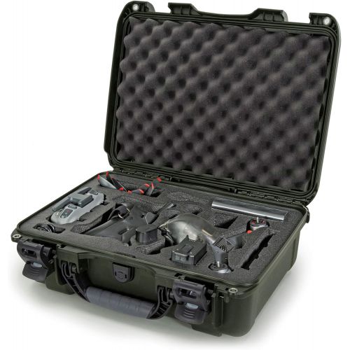  Nanuk 925 Waterproof Hard Case with Foam Insert for DJI FPV Fly More Kit - Olive (925-FPVG6)