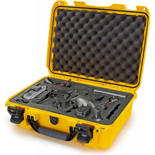  Nanuk 925 Waterproof Hard Case with Foam Insert for DJI FPV Fly More Kit - Yellow (925-FPVG4)