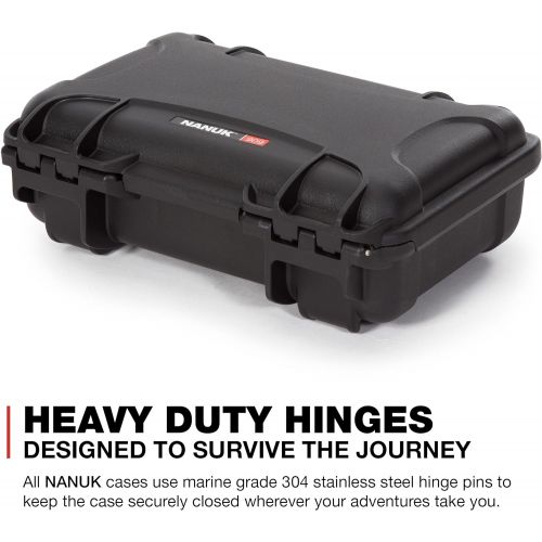  Nanuk 909 Waterproof Hard Case with Foam Insert - Black