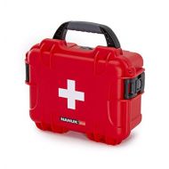 Nanuk 904 Waterproof First Aid Prepper Survival Gear Dust and Impact Resistant Case - Empty - Red