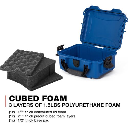  Nanuk 904 Waterproof Hard Case with Foam Insert - Blue