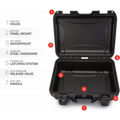  Nanuk 920 Waterproof Hard Case Empty - Black