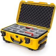 Nanuk 935-2004 Waterproof Carry-On Hard Case with Wheels and Padded Divider - Yellow