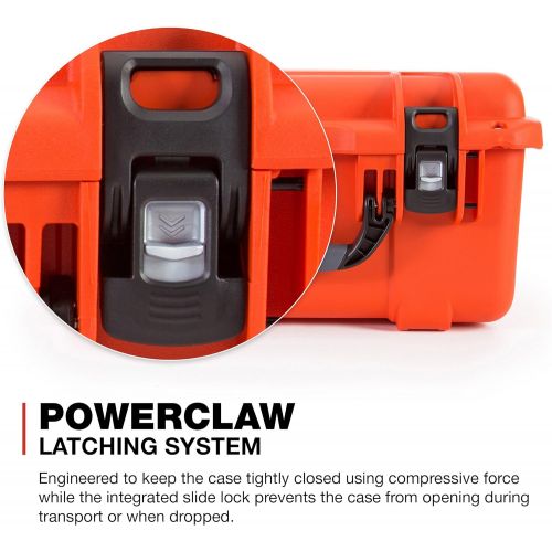  Nanuk 933 Waterproof Hard Case with Padded Dividers - Orange