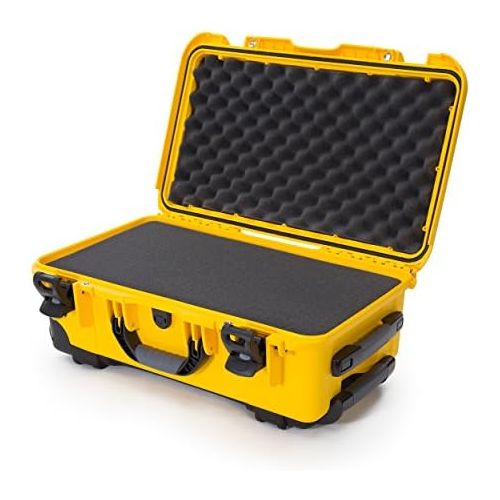  Nanuk 935 Waterproof Carry-On Hard Case with Wheels and Foam Insert - Yellow