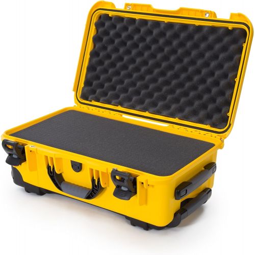  Nanuk 935 Waterproof Carry-On Hard Case with Wheels and Foam Insert - Yellow