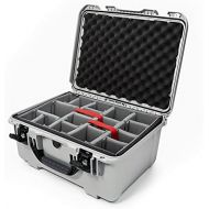 Nanuk 933 Waterproof Hard Case with Padded Dividers - Silver
