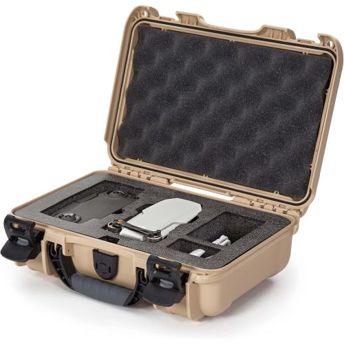  Nanuk 909 Waterproof Hard Case with Custom Insert for DJI Mavic Mini and Mini SE (Released August 2021) - Tan