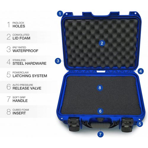  Nanuk 920 Waterproof Hard Case with Foam Insert - Blue (920-1008)