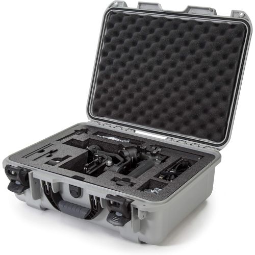  Nanuk Waterproof Hard Case with Foam Insert for DJI Ronin RSC 2 and Pro Combo Version - Silver