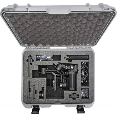  Nanuk Waterproof Hard Case with Foam Insert for DJI Ronin RSC 2 and Pro Combo Version - Silver