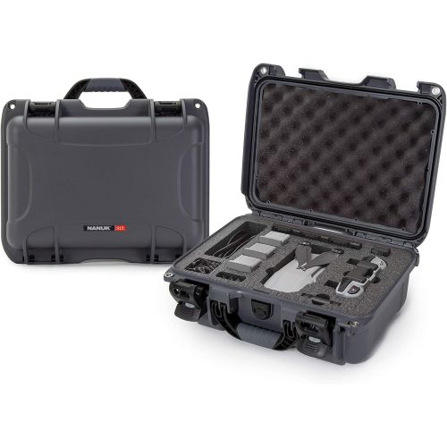  Nanuk 915 Waterproof Hard Case with Foam Insert for DJI Mavic Air 2 - Graphite (915-MAVIA27)