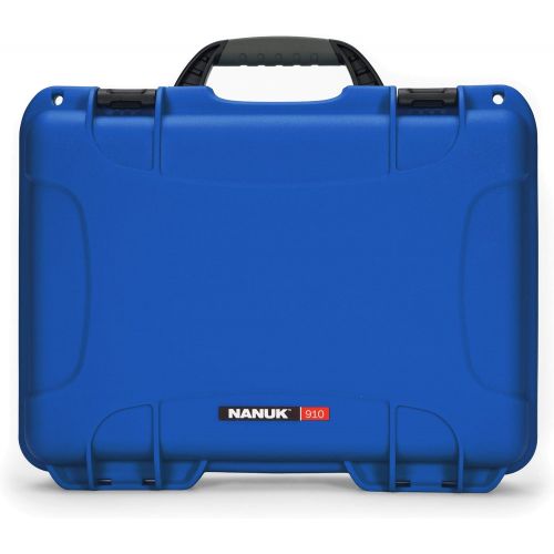  Nanuk 910 Waterproof Carry-on Hard Case with Foam Insert for DJI Mavic Mini 2 Fly More - Blue