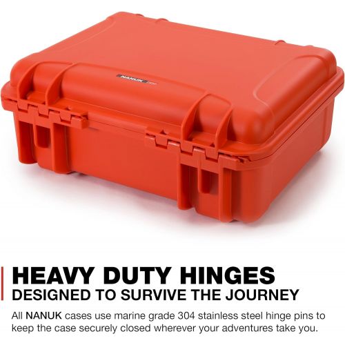  Nanuk Waterproof Hard Case with Foam Insert for DJI Ronin RS 2 and Pro Combo Version - Orange (930-RONS23)