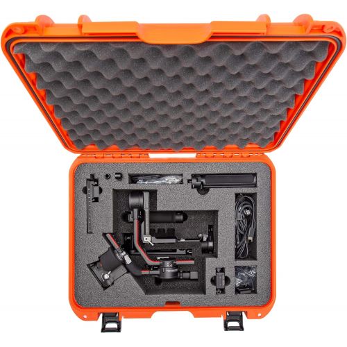  Nanuk Waterproof Hard Case with Foam Insert for DJI Ronin RS 2 and Pro Combo Version - Orange (930-RONS23)