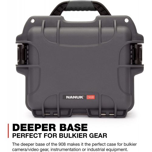  Nanuk Case w/Foam - Graphite 908-1007