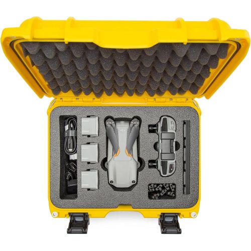  Nanuk Waterproof Hard Case with Foam Insert for DJI Air 2S Fly More Combo - Yellow 915-MAVIA2S4