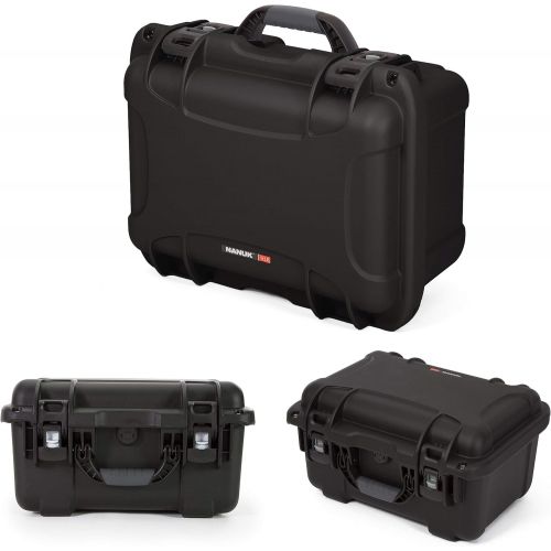  Nanuk 918 Medium Waterproof Hard Case with Foam Insert 16.9 x 12.9 x 9.3 - Black