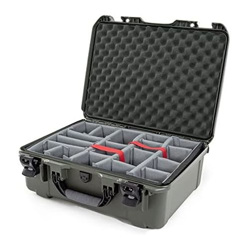  Nanuk 940 Waterproof Hard Case with Padded Dividers - Olive (940-2006)