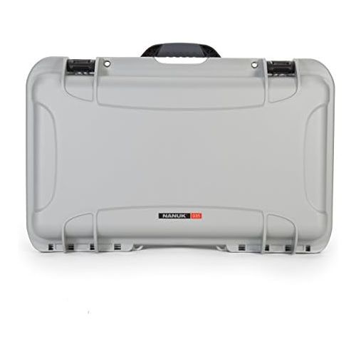  Nanuk 935 Waterproof Carry-On Hard Case with Wheels Empty - Silver